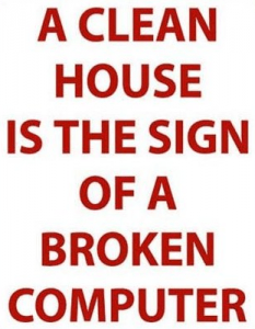 clean house broken computer