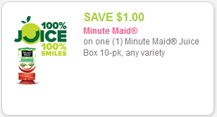Minute Maid Juice Coupon