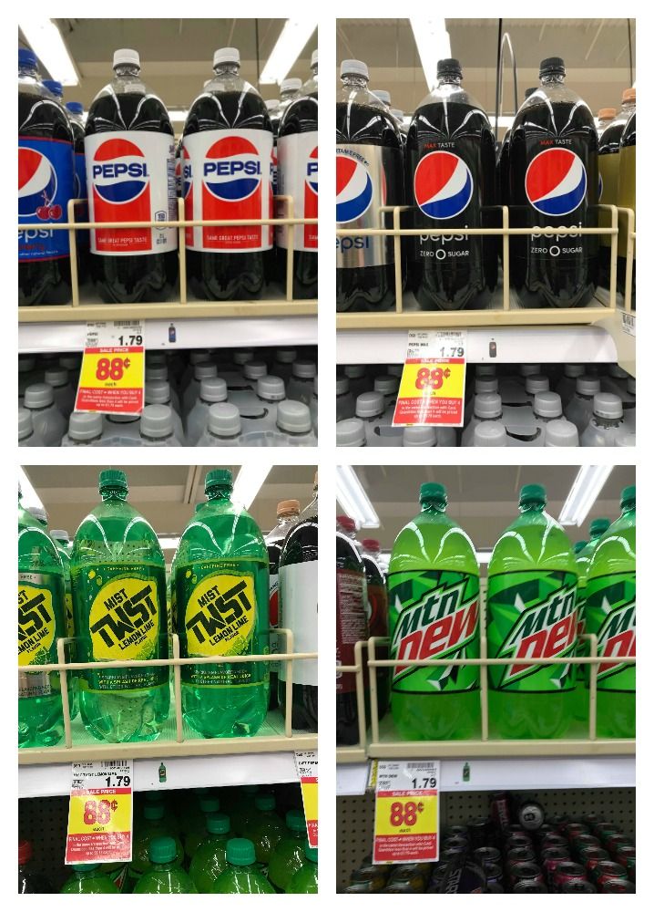 Pepsi brand 2 liter Pop as low as 0.64 each at Kroger!! Kroger Krazy