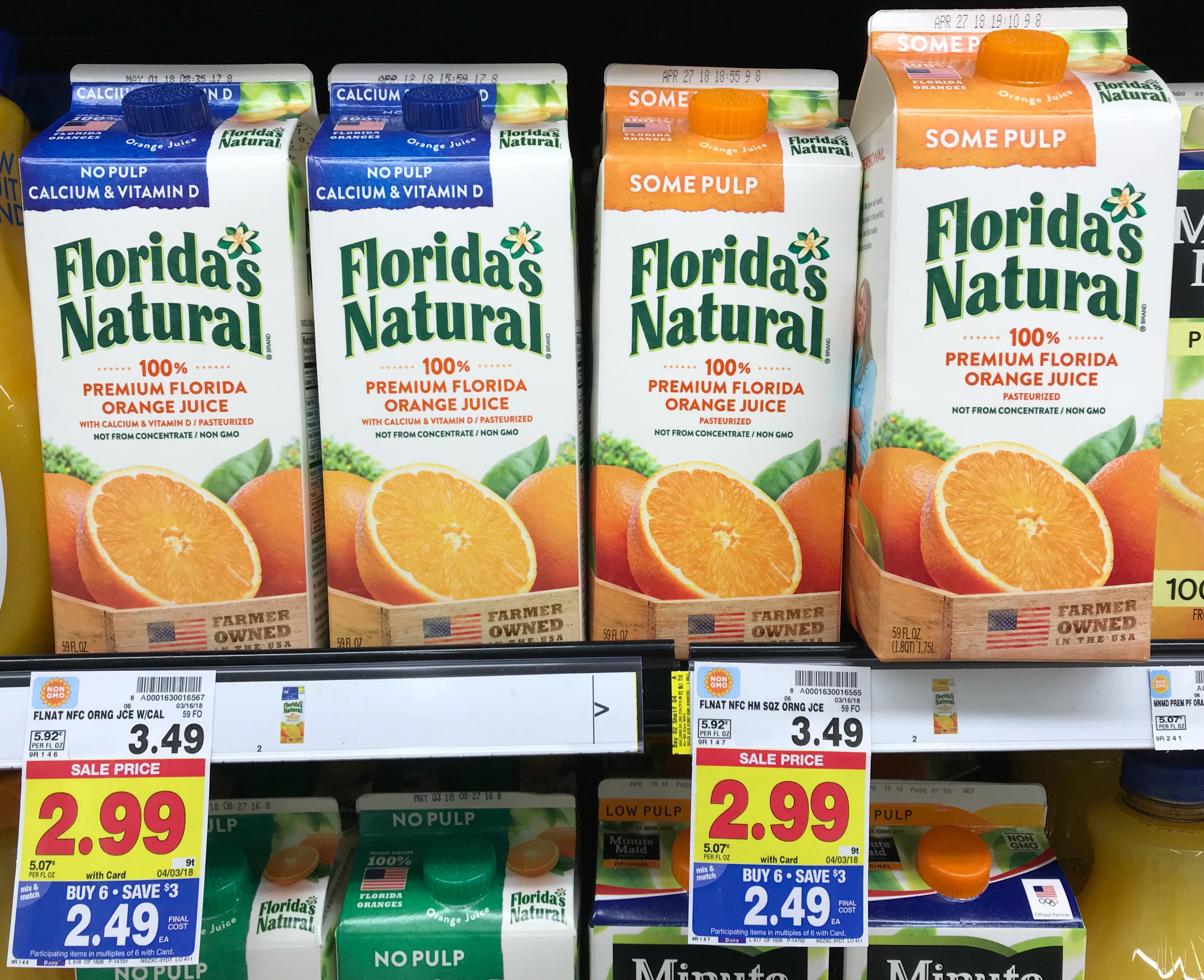 Florida's Natural Orange Juice $1.99 each at Kroger! | Kroger Krazy