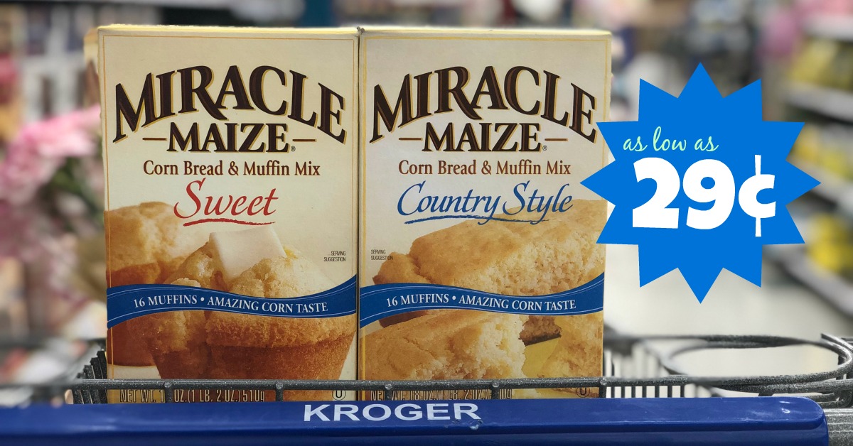 Miracle Maize Corn Bread And Muffin Mix As Low As 029 At Kroger