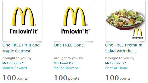 Recyclebank McDonald's Coupons
