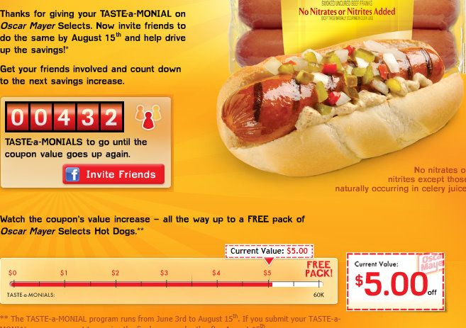 oscar mayer $5