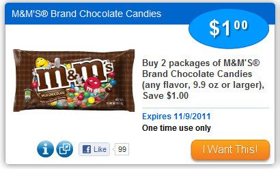 SavingStar M&M's Coupon