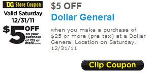 Dollar General Coupon