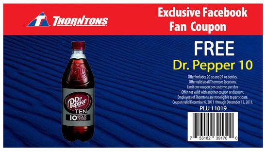 Thorntons Dr. Pepper 10