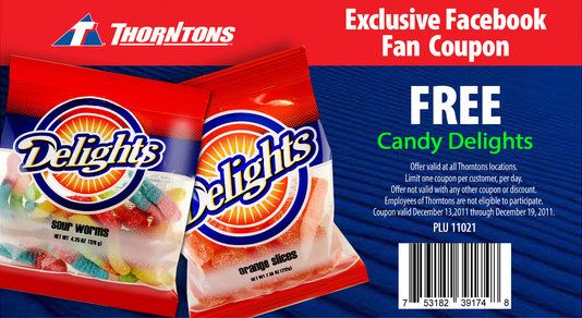 Thorntons FREE Candy Delights