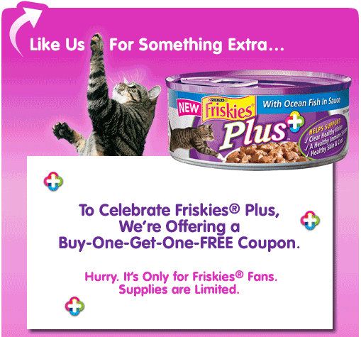 Friskies Plus Coupon