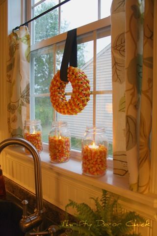 candy corn decor