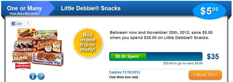 SavingStar Little Debbie