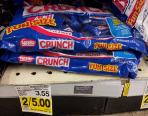 nestle crunch fun size
