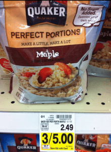 quaker perfect portions 167