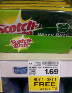 scotch-brite sponge