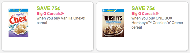 cereal coupons