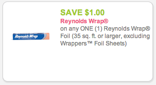 Reynold's Wrap coupon Reynold's Wrap coupon