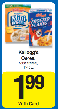 Kellogg's Cereal Kroger Ad Kellogg's Cereal Kroger Ad