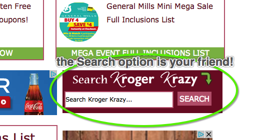 Search Kroger Krazy