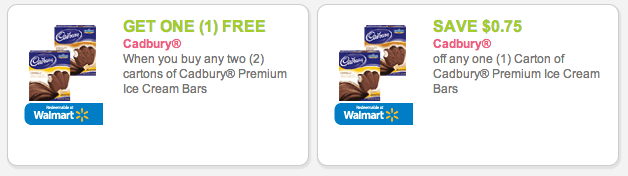 Cadbury coupons