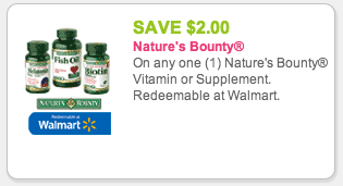 Nature's Bounty coupon