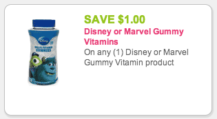 Disney vitamin coupon