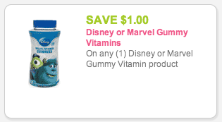 Disney vitamin coupon