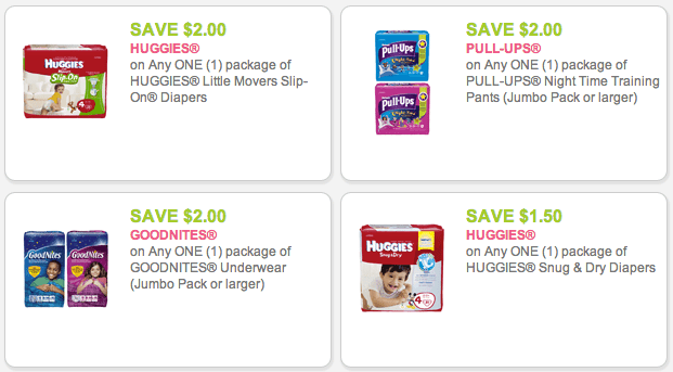 Huggies coupons
