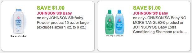 Johnson's Baby coupons