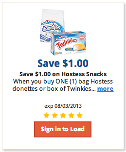 Hostess coupon
