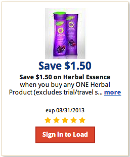 Herbal Essences coupon