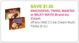 Mars Ice Cream coupon