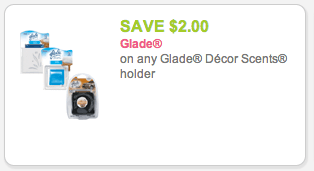 Glade Decor Scents Holder coupon