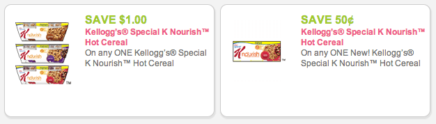  Special K Nourish Hot Cereal coupon