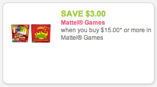 mattel coupon