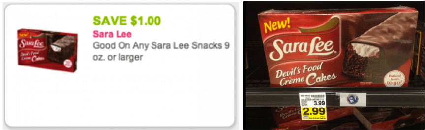 Sara Lee Snacks coupon