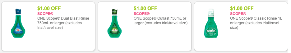 Scope coupons