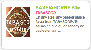 Tabasco coupon