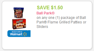 Ball Bark Flame Grilled Patty or Sliders coupon