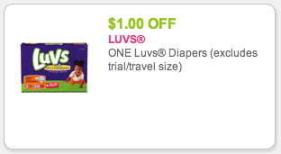 Luvs Diapers coupon