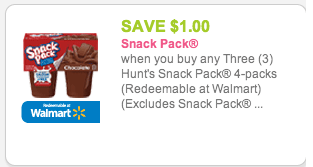 hunt's snack pack pudding coupon