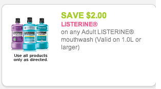 listerine coupon