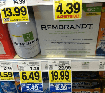 Rembrandt coupons