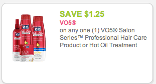 VO5 Professionals coupon