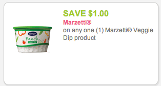 Marzetti Veggie Dip coupon