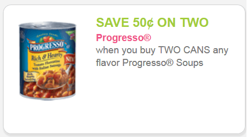 Progresso coupons