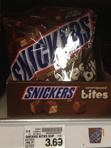 snickers bites coupon