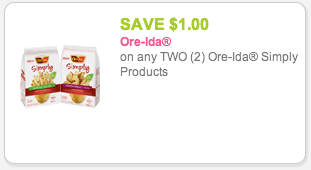 ore-ida simply coupon