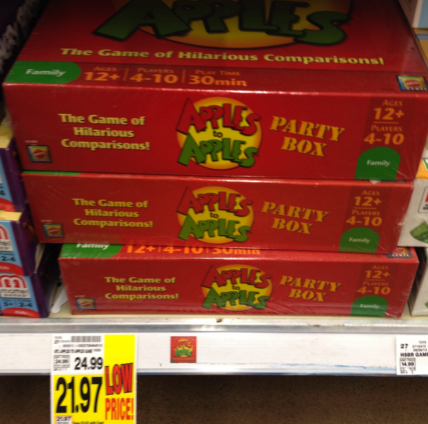 Apples to Apples Game Coupon