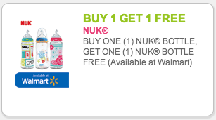 NUK bottle coupon