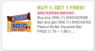 snickers coupon