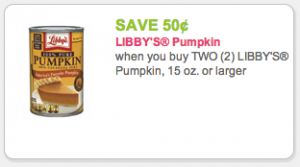 Canned Pumpkin coupon